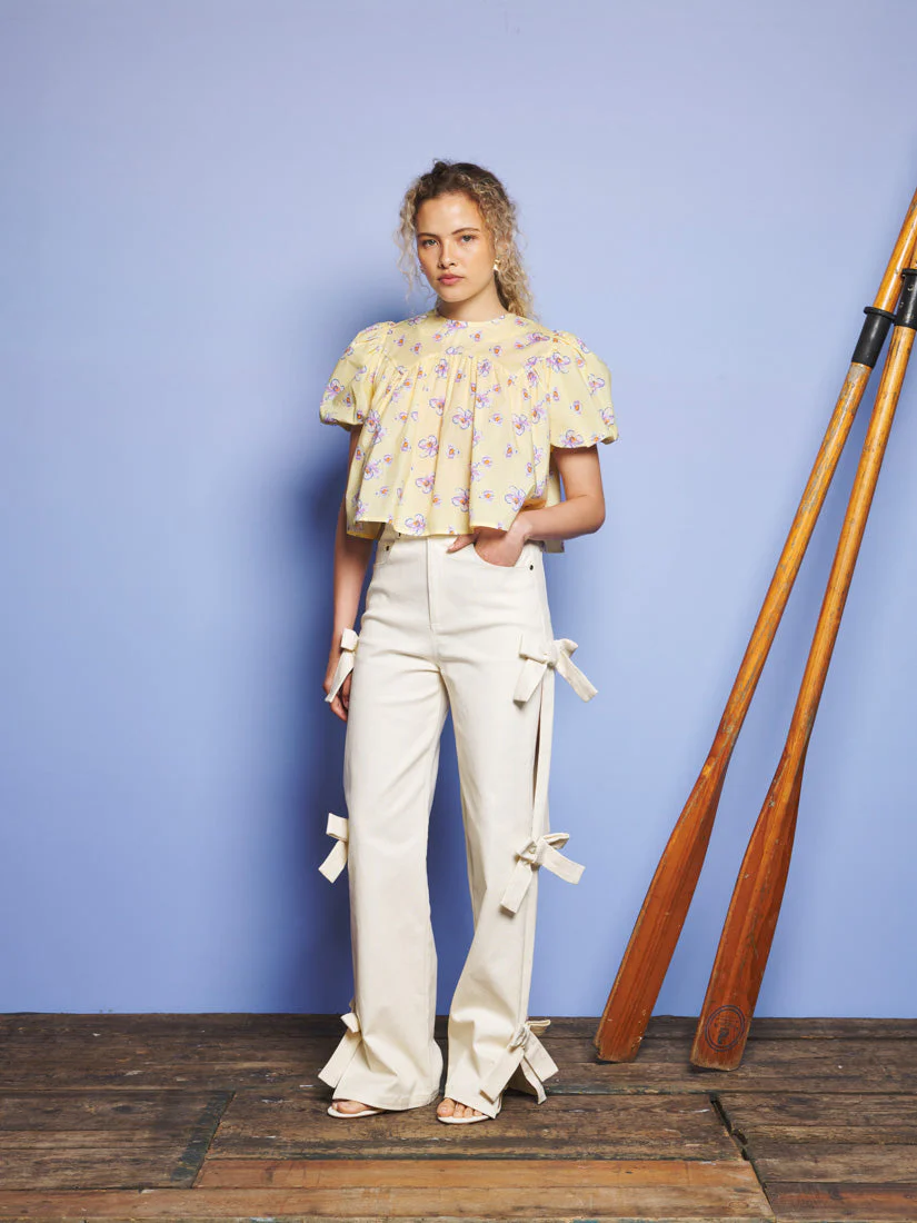 Bay Denim Bow Side Jeans - Image 4