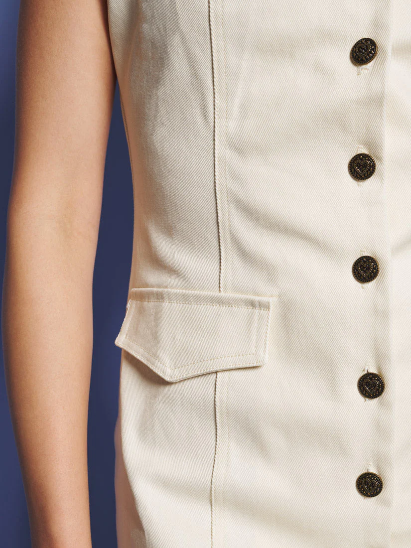 Bay Denim Mini Dress - Image 6