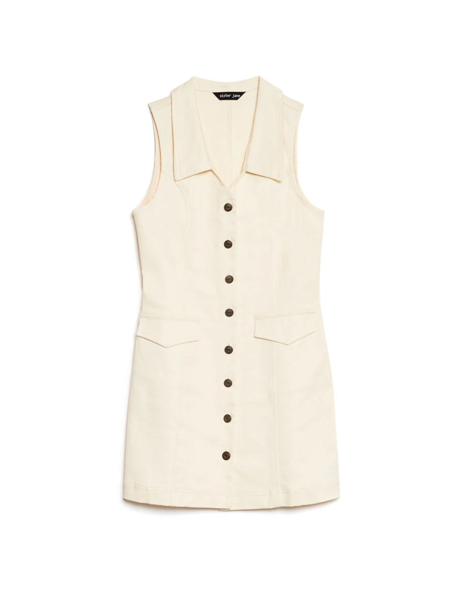 Bay Denim Mini Dress - Image 7