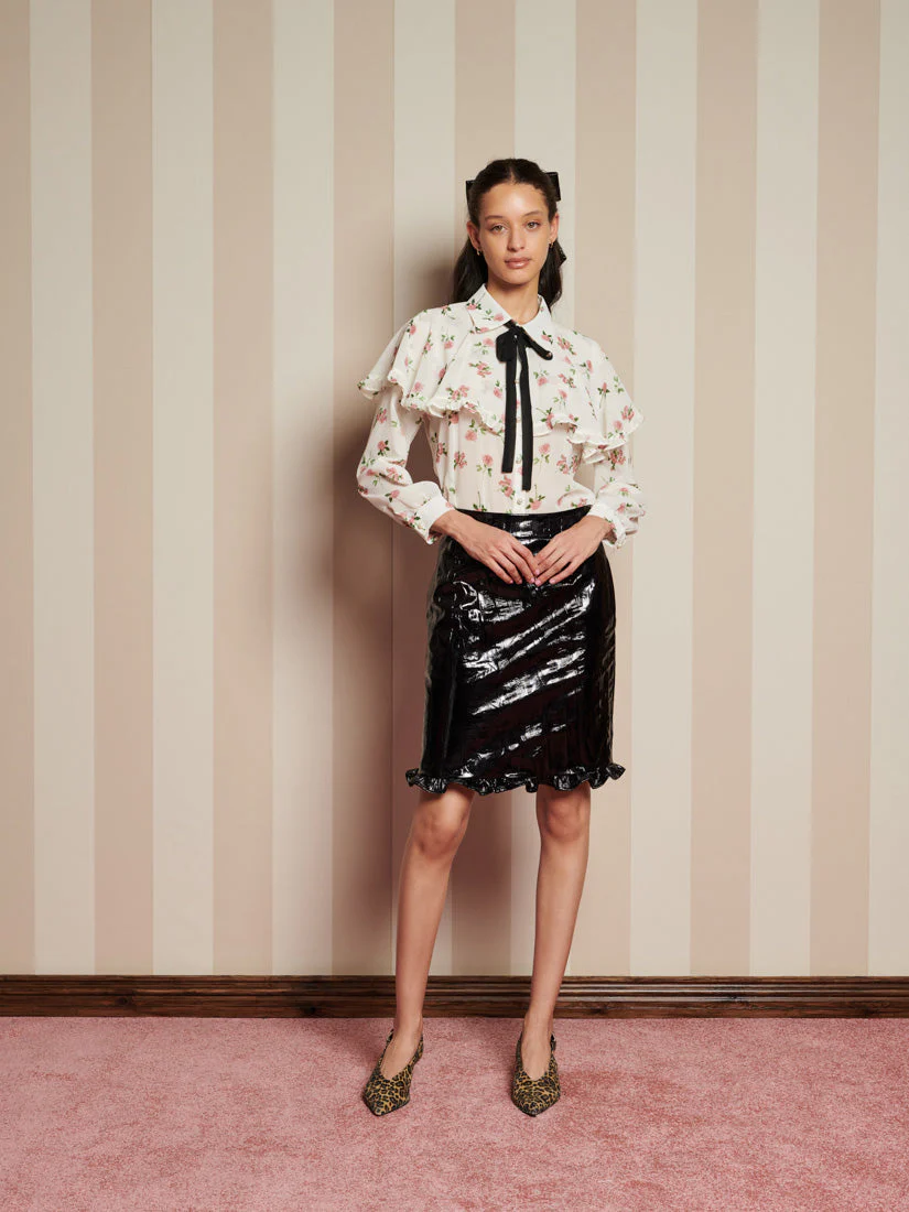 Bay Flora Cape Blouse - Image 4