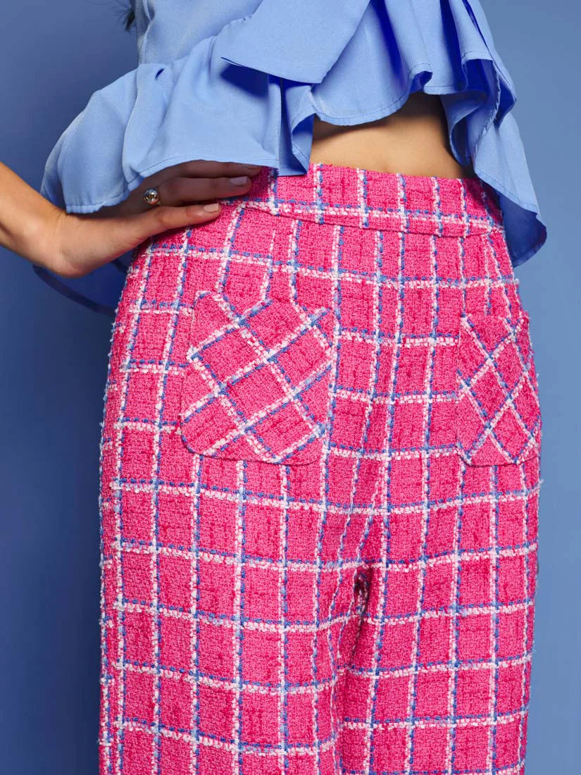 <b>DREAM</b> Cottage Check Tweed Trousers - Image 5