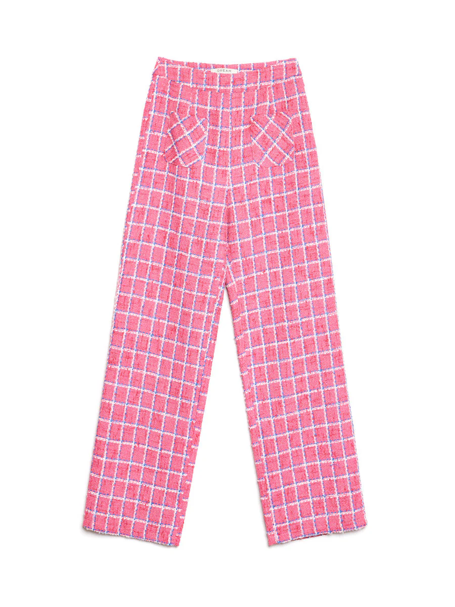 <b>DREAM</b> Cottage Check Tweed Trousers - Image 7