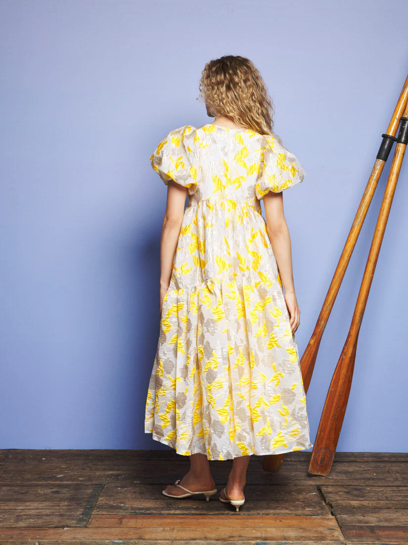 Heat Haze Jacquard Midi Dress - Image 3