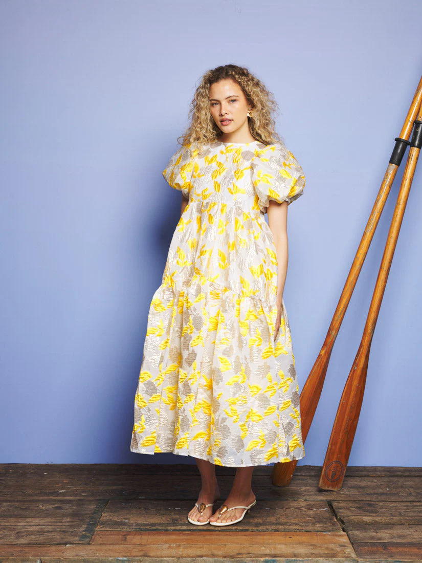 Heat Haze Jacquard Midi Dress - Image 4