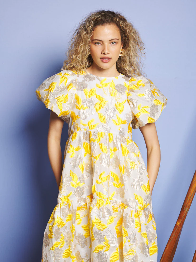 Heat Haze Jacquard Midi Dress - Image 5