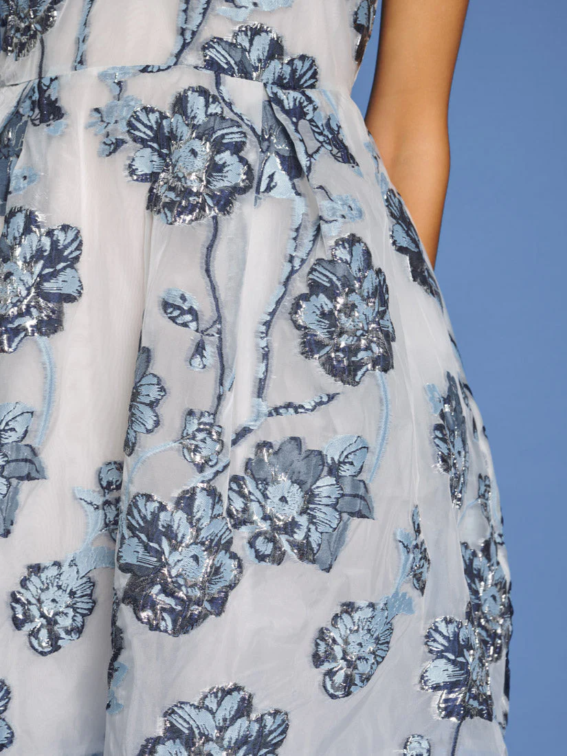 <b>DREAM</b> Laken Floral Jacquard Mini Dress - Image 6