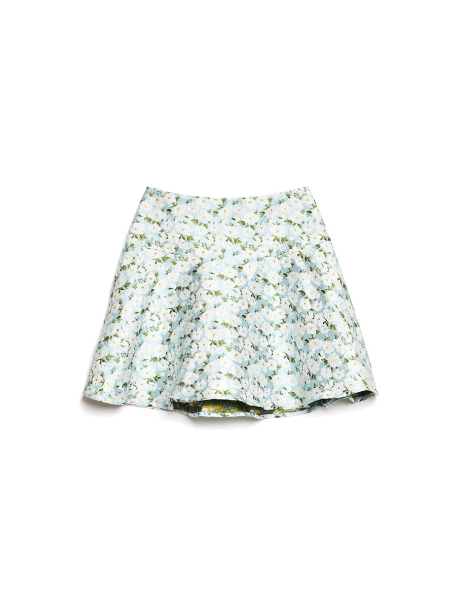 Mist Jacquard Mini Skirt - Image 7
