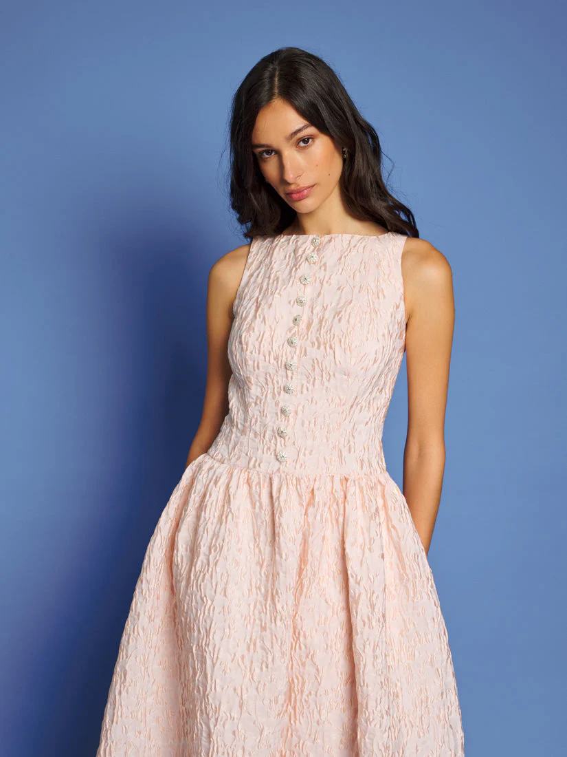 <b>DREAM</b> Sun Soaked Jacquard Midi Dress - Image 5