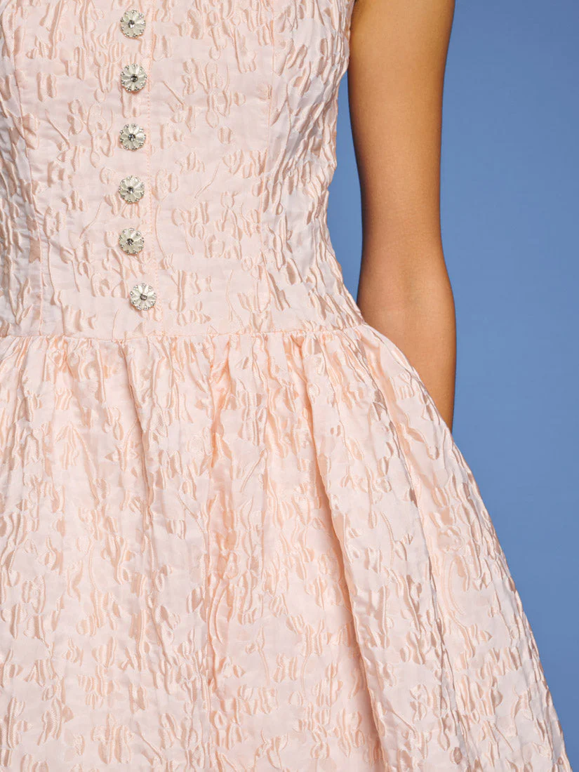 <b>DREAM</b> Sun Soaked Jacquard Midi Dress - Image 6