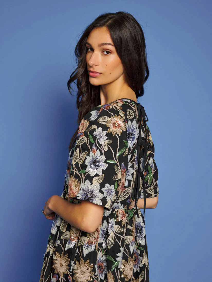 <b>DREAM</b> Woodland Embroidered Mini Dress - Image 5