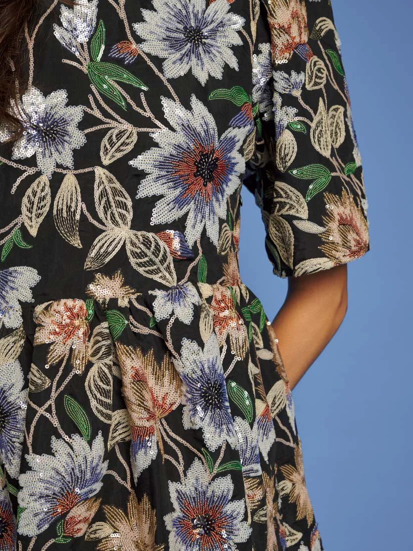 <b>DREAM</b> Woodland Embroidered Mini Dress - Image 6