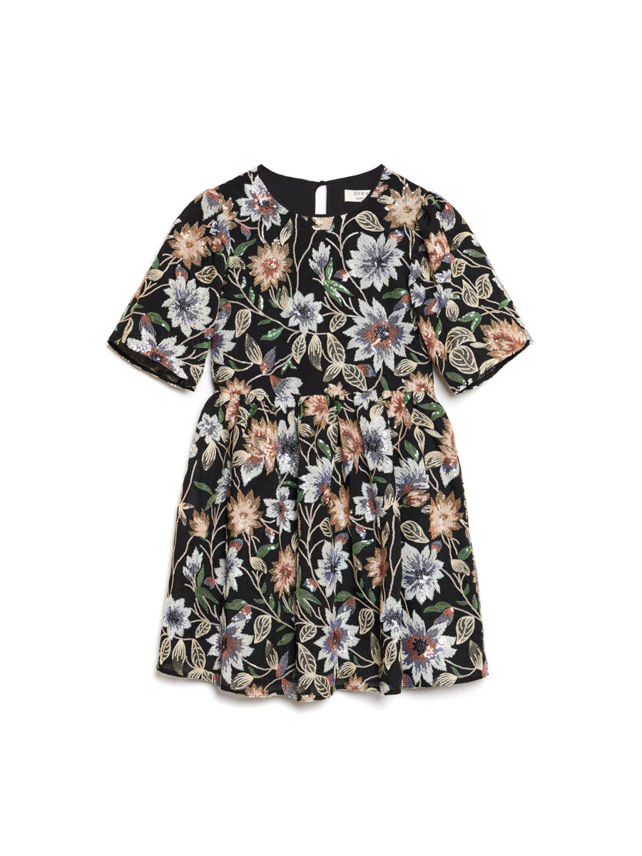 <b>DREAM</b> Woodland Embroidered Mini Dress - Image 7